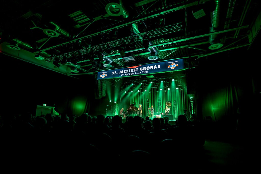 Konzertbühne beim Jazzfest Gronau 2025
