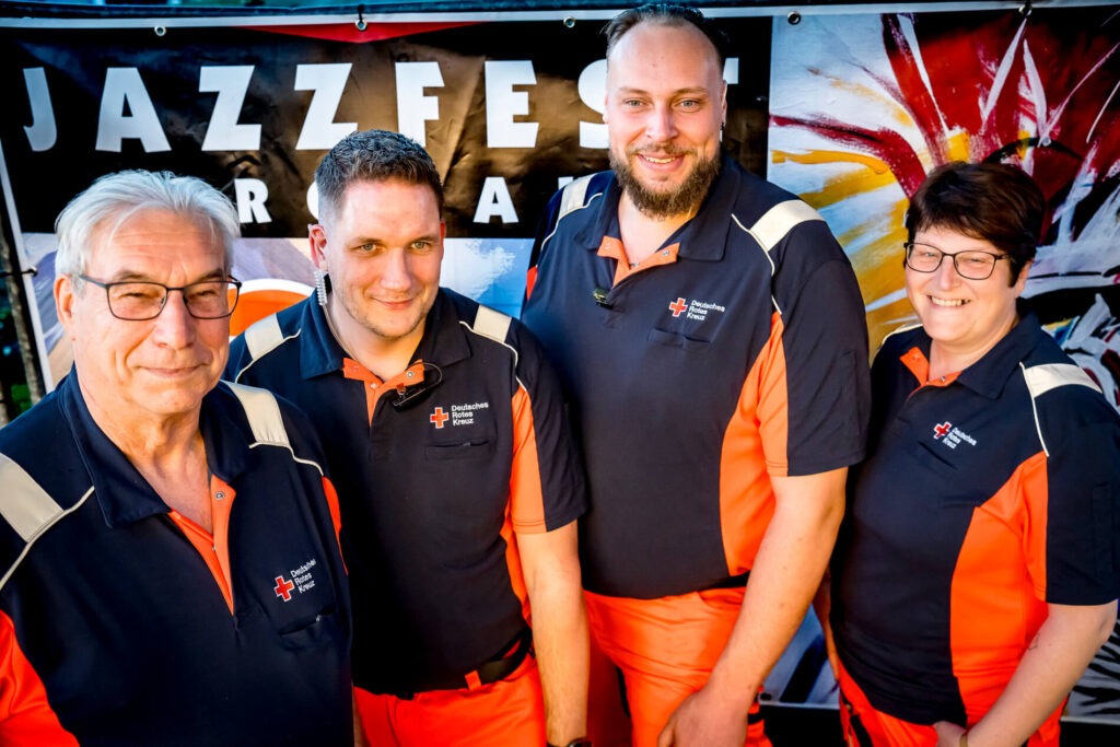 Rotes Kreuz Team beim Jazzfest Wilhelmshaven